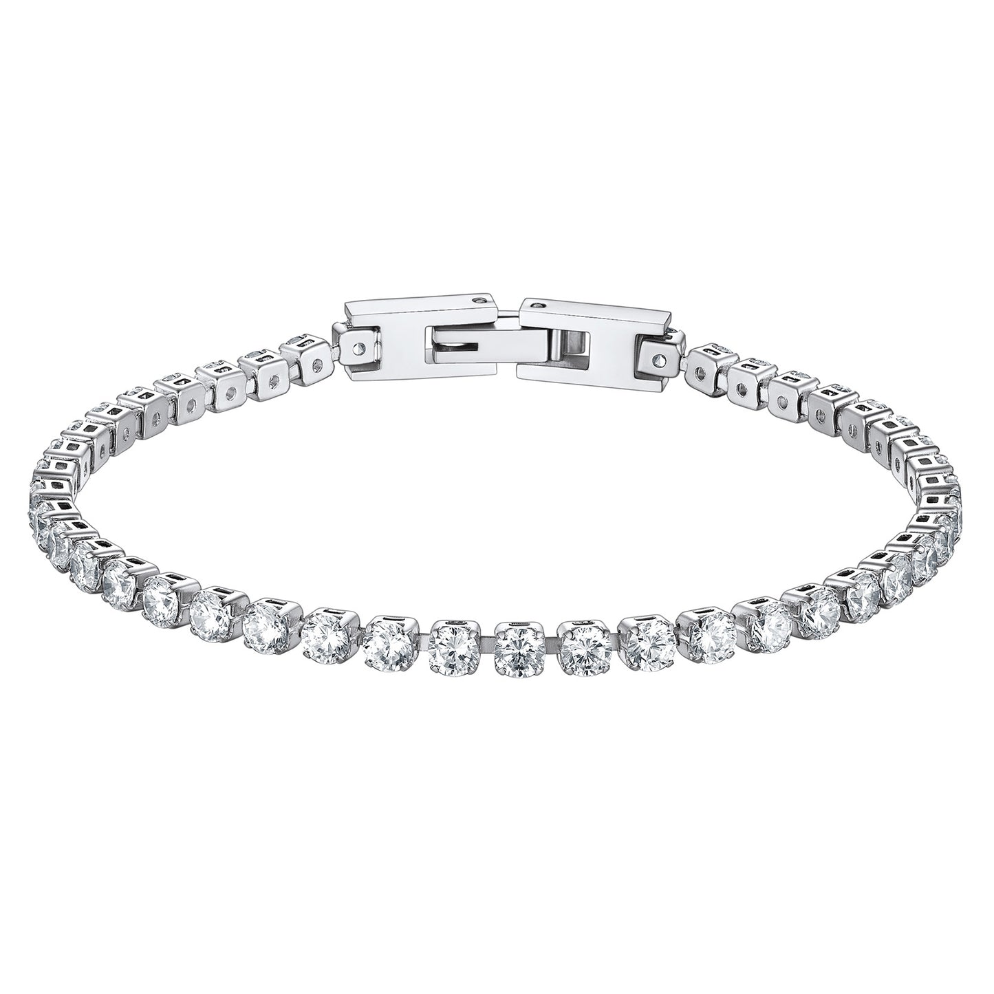 Richsteel Cubic Zirconia Tennis Bracelet