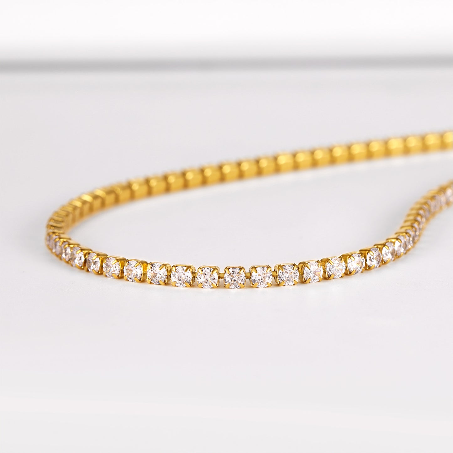 Richsteel Cubic Zirconia Tennis Bracelet