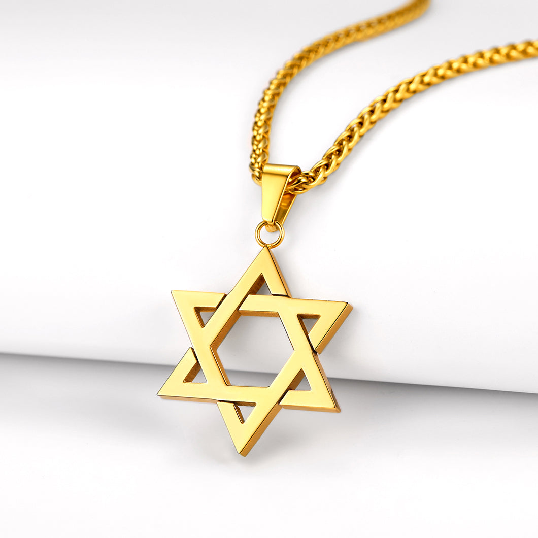 Richsteel Star of David Necklace