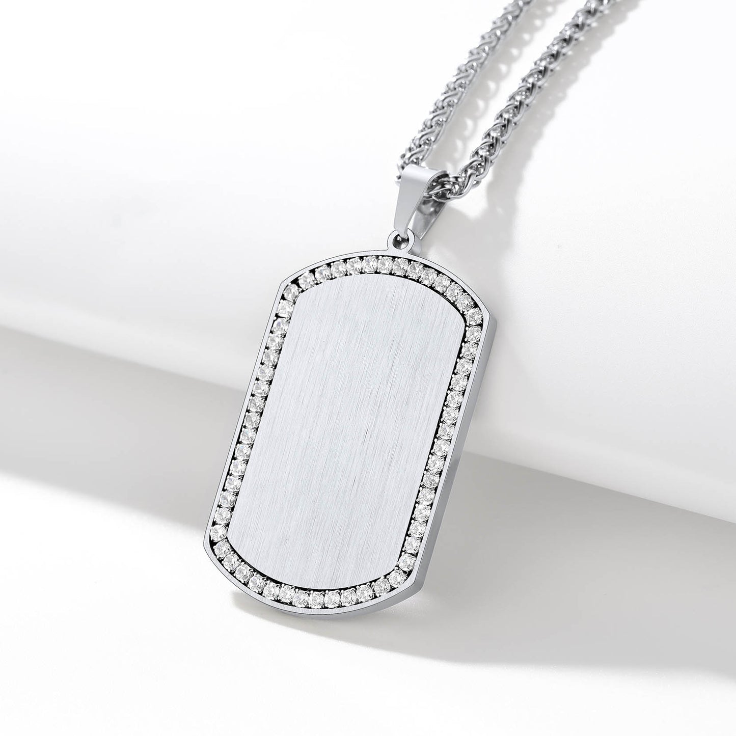 Richsteel Personalized Dog Tags Pendant Necklace