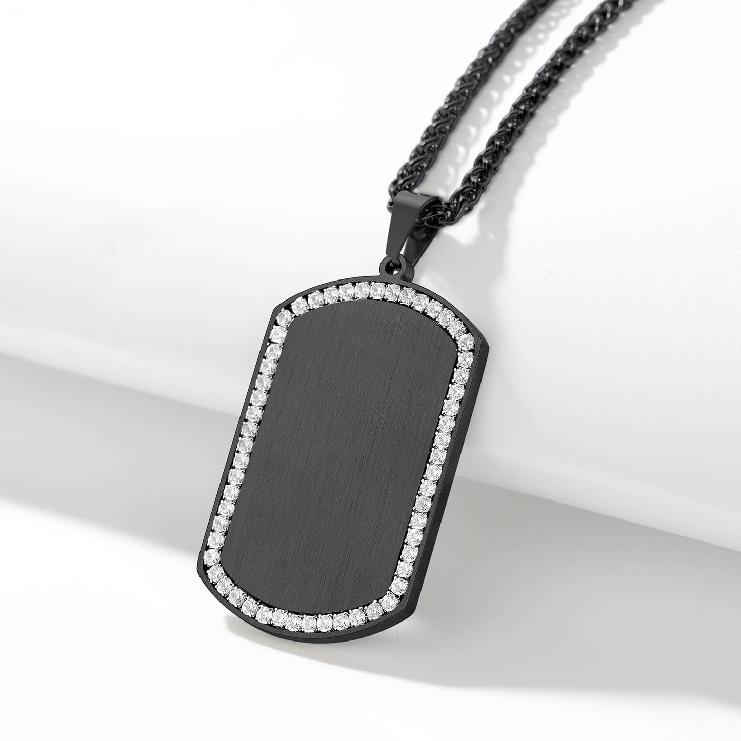 Richsteel Personalized Dog Tags Pendant Necklace