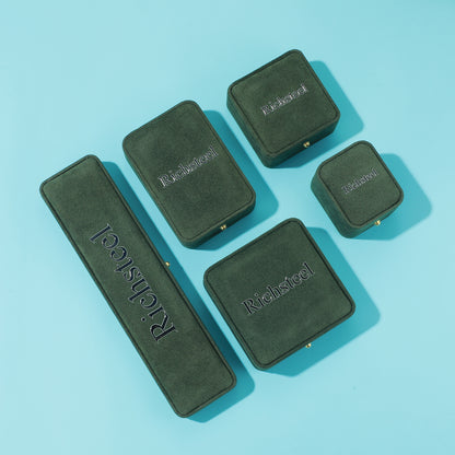 RichSteel Jewellery Cases with Dark Green Velvet