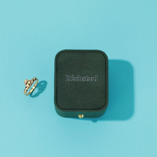 RichSteel Rings Claddagh Ring in 18K Gold Plated