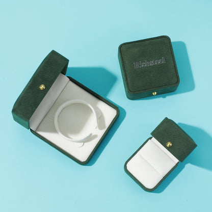 RichSteel Jewellery Cases with Dark Green Velvet
