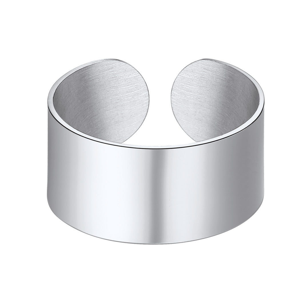 Richsteel Stainless Steel Open Band Ring