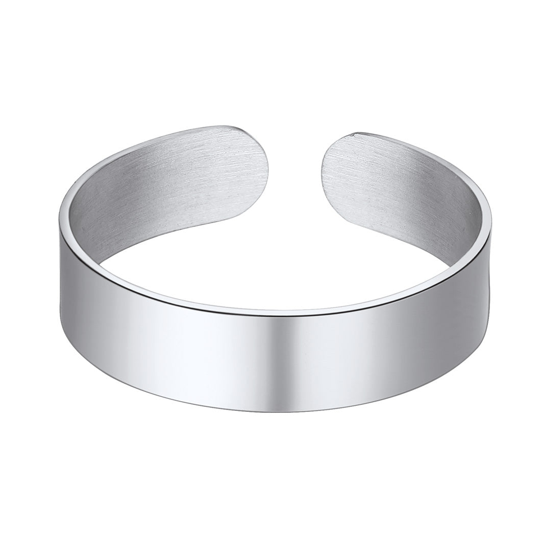 Richsteel Stainless Steel Open Band Ring