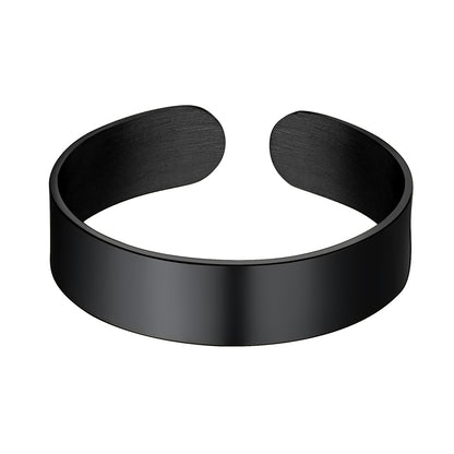 Richsteel Stainless Steel Open Band Ring