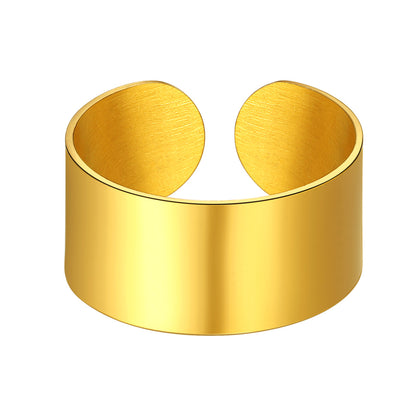 Richsteel Stainless Steel Open Band Ring
