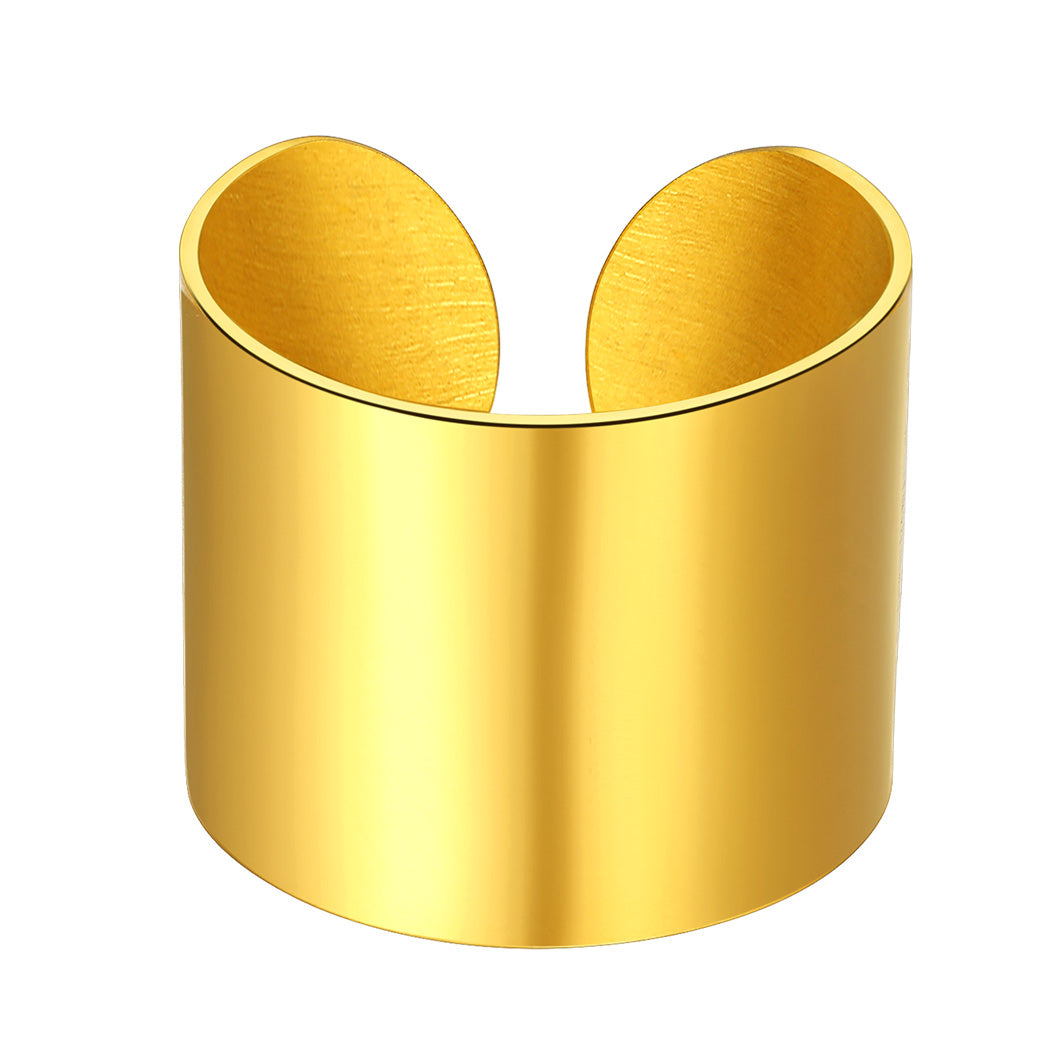 Richsteel Stainless Steel Open Band Ring
