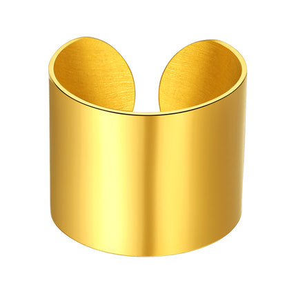 Richsteel Stainless Steel Open Band Ring