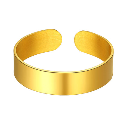 Richsteel Stainless Steel Open Band Ring
