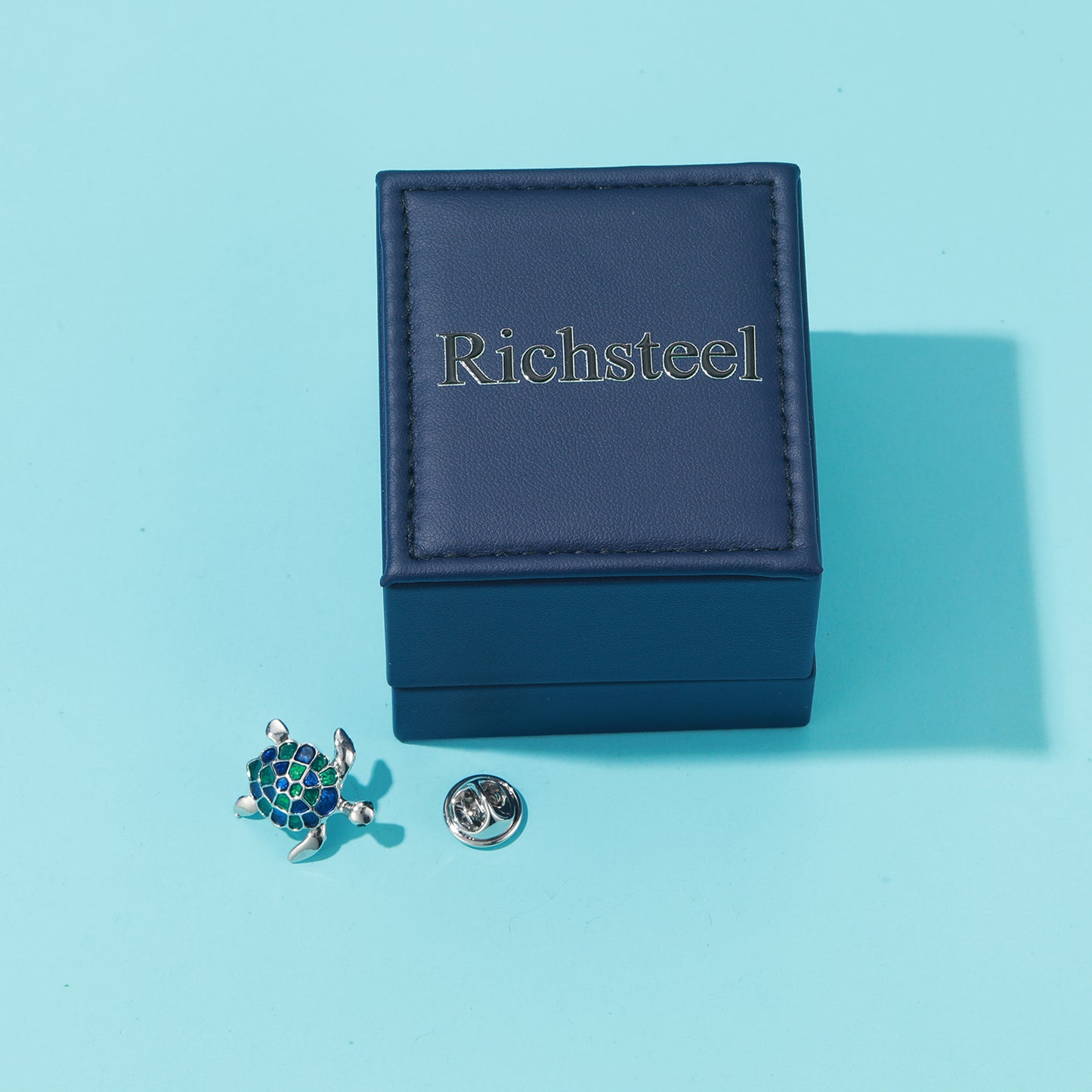 RichSteel Brooches Being Jewelry Turtle Rhinestone Brooch for Women